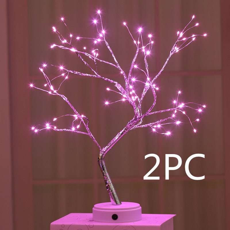 Christmas Decoration Night Light LED Pearl Tree Light Starry Touch Light - Jami Art Gallery