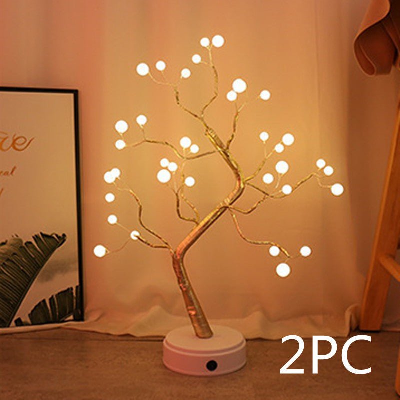 Christmas Decoration Night Light LED Pearl Tree Light Starry Touch Light - Jami Art Gallery