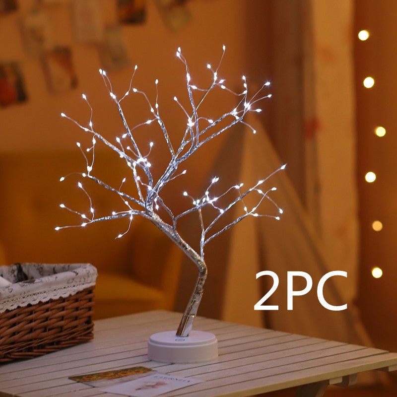 Christmas Decoration Night Light LED Pearl Tree Light Starry Touch Light - Jami Art Gallery