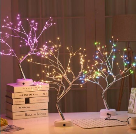 Christmas Decoration Night Light LED Pearl Tree Light Starry Touch Light - Jami Art Gallery