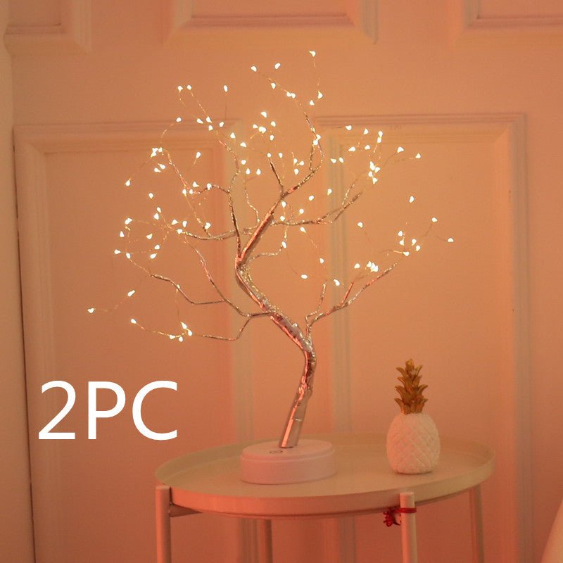 Christmas Decoration Night Light LED Pearl Tree Light Starry Touch Light - Jami Art Gallery