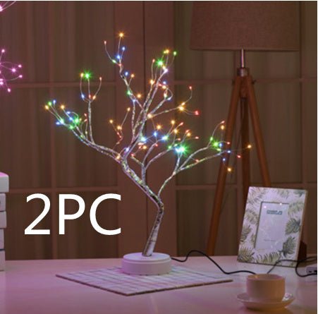 Christmas Decoration Night Light LED Pearl Tree Light Starry Touch Light - Jami Art Gallery