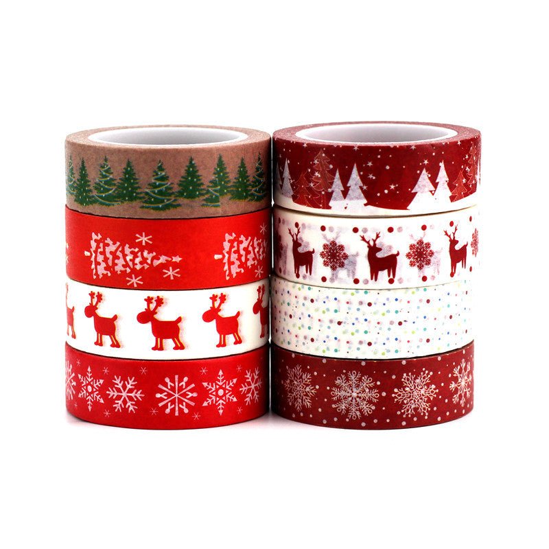 Christmas DIY gift sticker pocket and paper tape - Jami Art Gallery