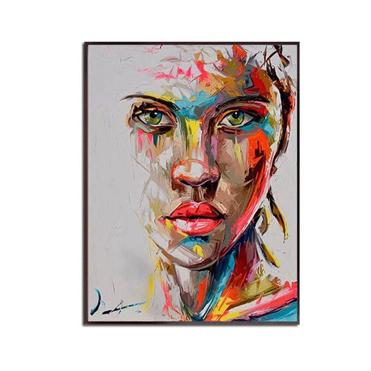 Ha's Art Top Selling Handmade Abstract Oil Painting Wall Art Modern Minimalist Fashion Figure Picture Canvas Home Decor For Living Room Bedroom No Frame - Jami Art Gallery